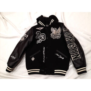 Top Gun MA-1 Boys Jacket Size 8 – High Quality Aviator Flight Bomber Coat